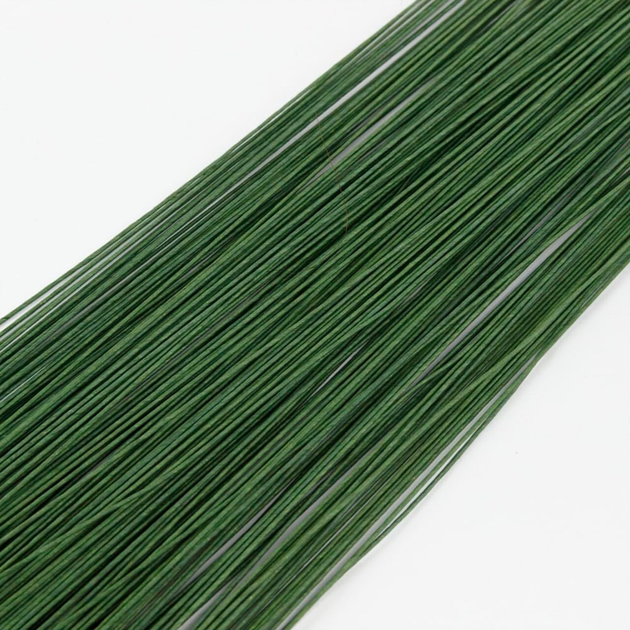 Stem Wire, Floral Wire, 14 Inch 26 Gauge Wire, 200 Pcs/Pack, Dark Green
